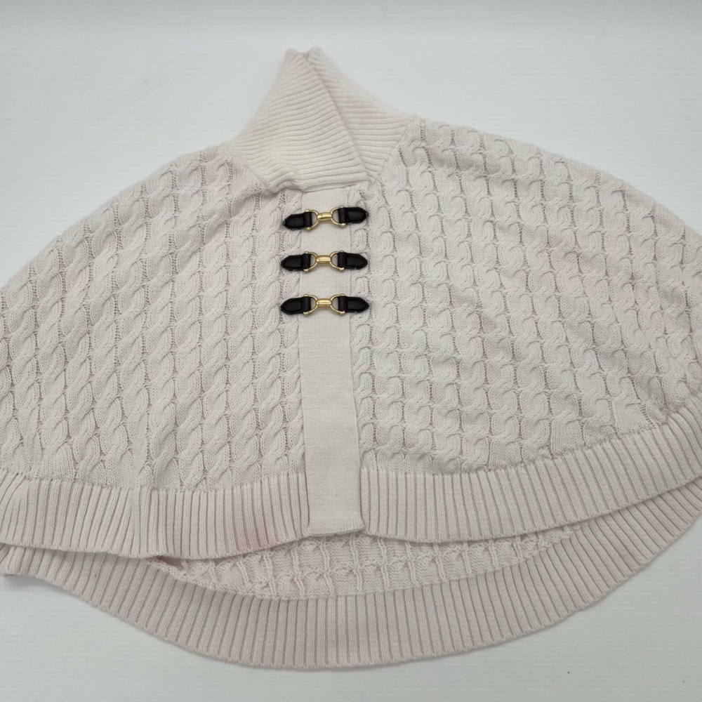 Gymboree Girls Knitted White Top Cover Sleeveless Sz 7